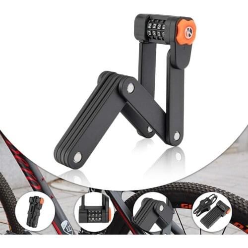 Cyloving Bicycle Lock Alloy Steel Folding Road Bike Anti-theft Password Lock Safe MTB Bike Accessories