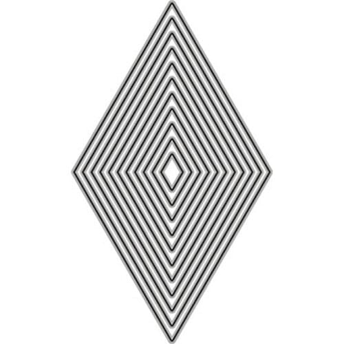 YINISE Metal Cutting Dies For Scrapbooking Stencils Scrapbook Square DIY Album Cards Decoration Embossing Die Cuts CUTTER