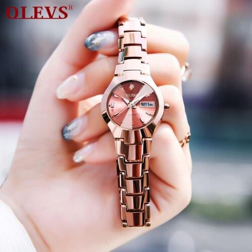 Tungsten steel woman watches quartz luminous Top Brand Fashion Diamond Ladies Quartz Luxury Female Wrist Watch Relogio Feminin