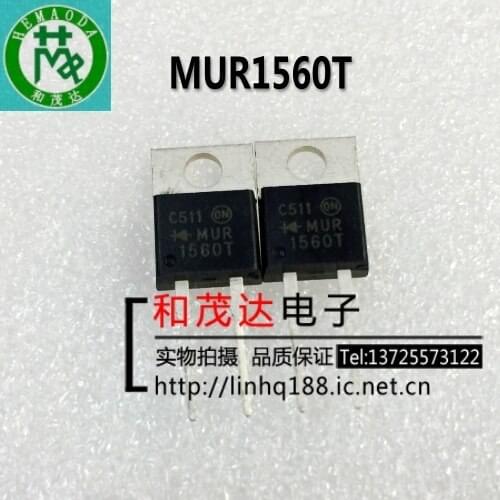 5PCS/ MUR1560T 1560T 600V TO-220-2 TO220-2