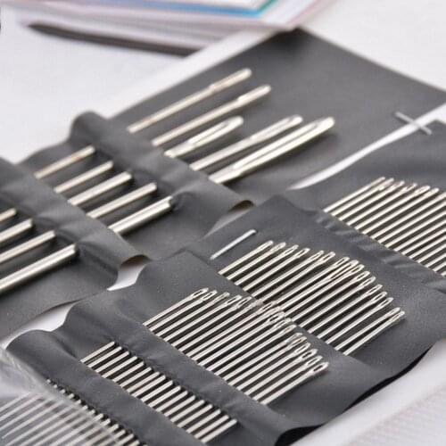 55pcs/set Hand Stitches Stainless Steel Sewing Pins Set Home DIY Crafts Household Sewing Accessories