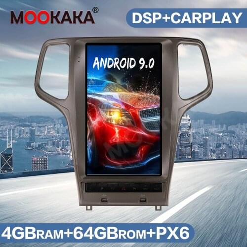 Tesla Vertical Screen Android 9.0 Car Radio GPS Navigation For Jeep Grand cherokee 2010-2018 Car Stereo Multimedia Player Audio