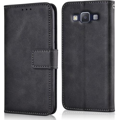 For On Galaxy A500 Cover Wallet Case For Samsung Galaxy A5 2014 Cover For Samsung A500 A500F SM-A500F Fitted Case With Strap
