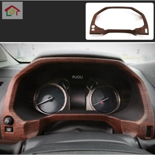 For Toyota Land Cruiser Prado 150 2018 FJ150 ABS Chrome Car Dashboard Decorative Cover Accessories