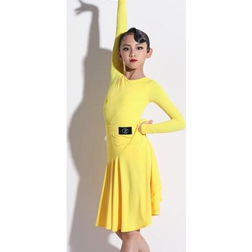 Professional Latin Dance Kids Dresses for Girls Cha Cha Rumba Samba Dance Costume Ballrom Dancing Competition Dress G3513