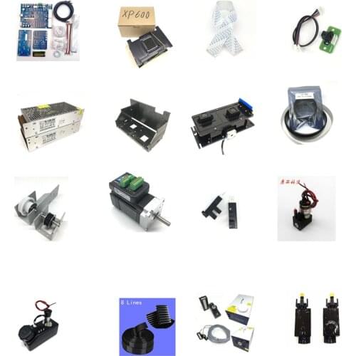 XP600 dual-head uv printer kit includes water-cooled uv lamp