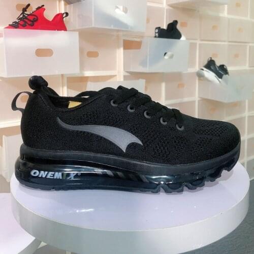 ONEMIX Summer Sports Shors for Men Running Shoes Air cushion Mesh Knit Trends Tennis Outdoor Sneakers Travel Walking Shoes