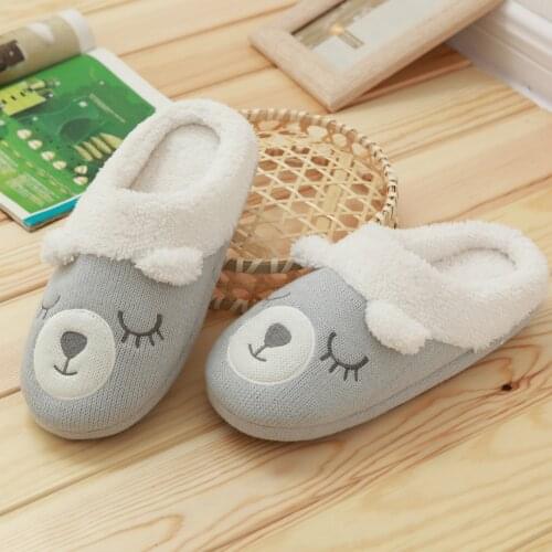 MAGGIES WALKER Slippers Women Furry Slippers Indoor Womens Mens Couples Warm Non-slip Floor Home Slippers