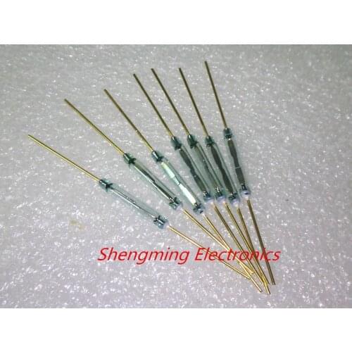 10PCS normally open MKA14013 magnetic reed switch glass sealed portion size imported 2x14mm