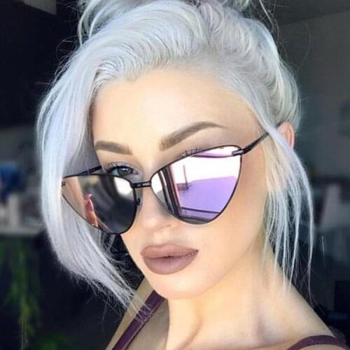 2021 New Classic Brand Design Cat Eye Women Sunglasses Fashion Vintage Luxury Men Sun Glasses Unisex Metal Glasses Uv400