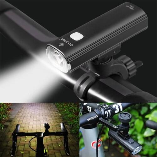 NEW GACIRON V20C-400 Lumen Bike Headlight 2200mAh Bicycle Flashlight USB Rechargeable Lamp Waterproof Cycling Helmet LED Light