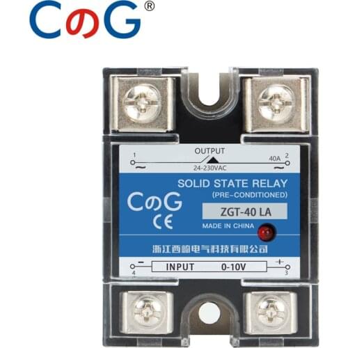 40A 60A LA Single Phase Linear Proportional Controller Input 0-10V OR 4-20mA Voltage Type Regulator Solid State Relay