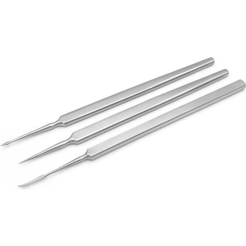 Ocular foreign body needle willow-type iris knife puncture thread carving mouthpiece pointed rhomboid ophthalmology