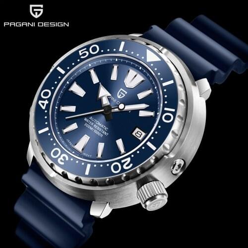 PAGANI DESIGN New Men Automatic Watch Luxury Ceramic Bezel Mechanical Wristwatch Sapphire Glass Watch for Men Relogio Masculino