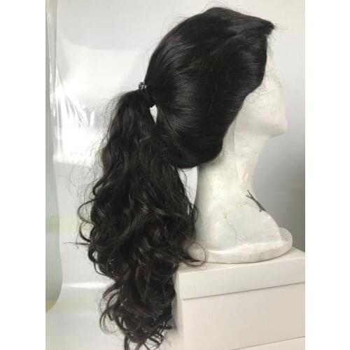 Tsingtaowigs , European virgin hair slight wave jewish wig wear ponyail , silk top kosher wig , Best Sheitels free shipping