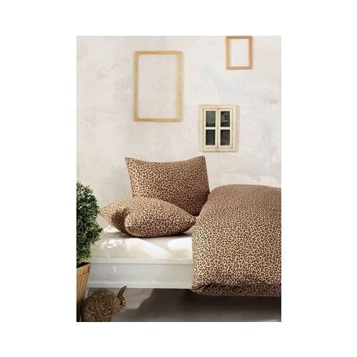 Cheetah design double sıze 200x220cm beddıng set 4 PCS 100% Ranforce cotton