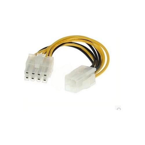 Desktop computer power CPU 4pin to 8pin cable