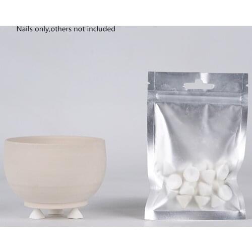 25pcs/set Moveable Nails Ceramic Refractory Support Nails High Temperature Resistant Material Pottery Tools Kiln Tool