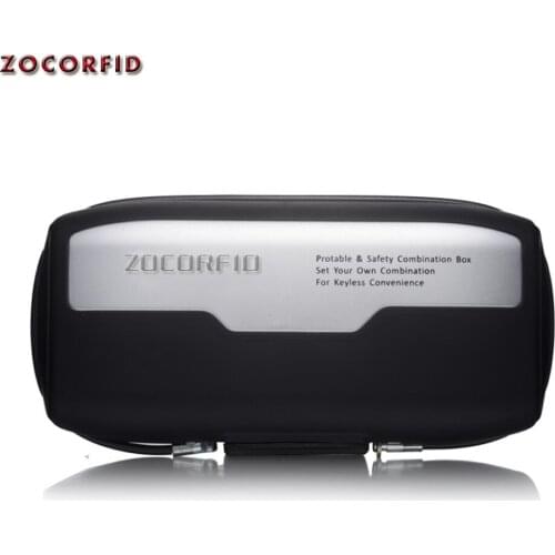 Portable Safe Box Password Lock Mini Safes Jewelry Cash Card Phone Storage Boxes Security Strongbox Wire Rope Fixed