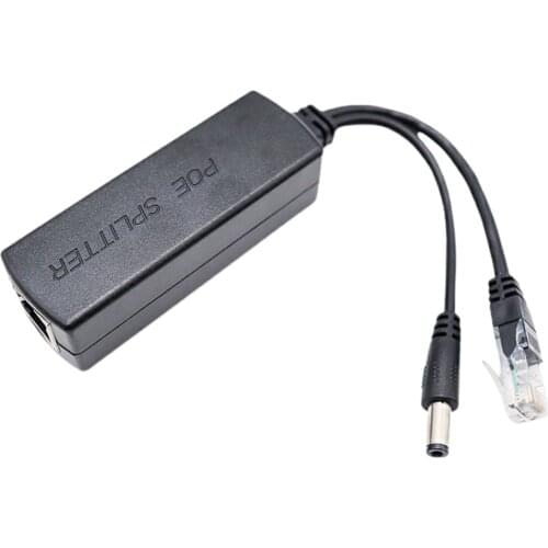 POE Splitter 48V To 12V POE Connectors Splitter Extender Injector IEEE802.3af/at 10/100M For Hikvision POE Splitters