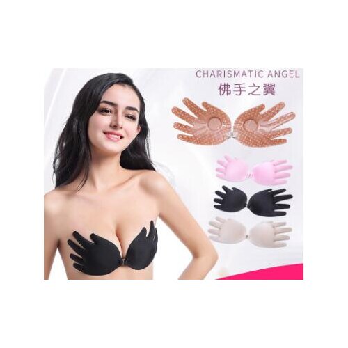 Sexy Hand Shape Silicone Bra Strapless Push Up Lingerie Accessory Instant Breast Petals Lift Invisible Bra Stickers Intimates