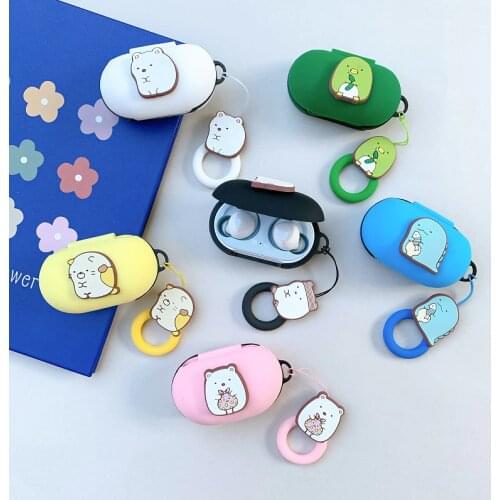 Cute Silicon Cover for Samsung Galaxy Buds Plus Case Bluetooth Headset Charging Box Cover Wireless Headphone Skin Shockproof
