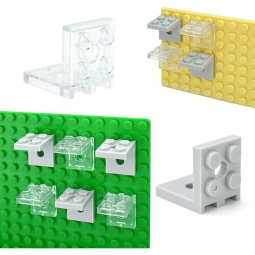 Compatible Assemble Particles 3956 2x2 With 2 Holes Figures Display Holde MOC Brackets Parts DIY Enlighten Building Blocks