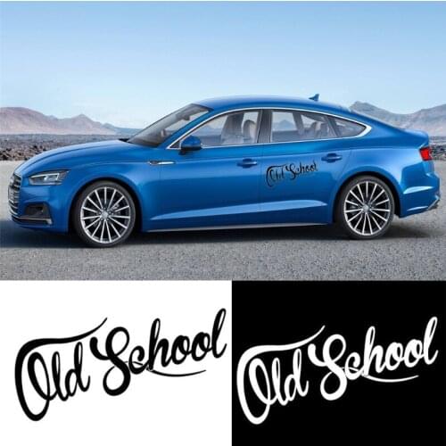 Decal Sticker Car Styling 19x7CM OLD SCHOOL Vinyl Custom Classic Car Accessories