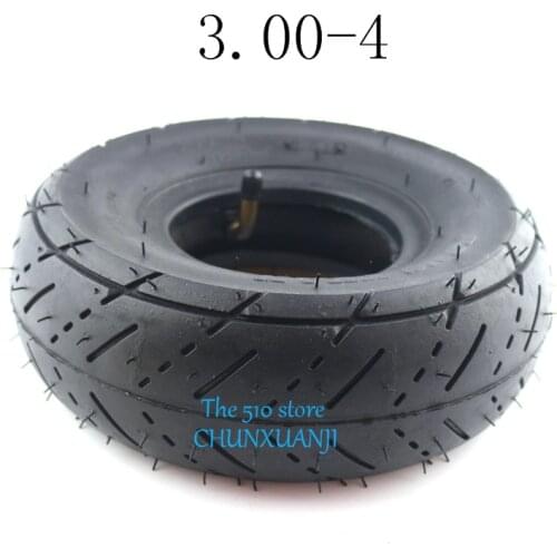 High Quality Tyre 3.00-4 Inner Tube Out Tire for Knobby Scooter Go Kart Electric Scooter Highway Tire 300-4 Tyre
