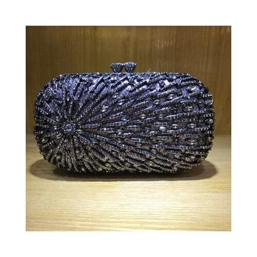 Full Diamonds Women Evening Bags Chain Shoulder Small Messenger Handbags For Party/Wedding Purse Evening Bag gold/red/green