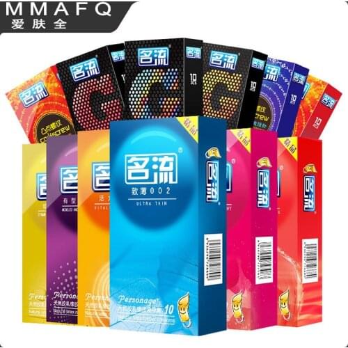 10 Pcs Best Quality Condom 100% Natural Rubber No Harm Intimate Goods Sex Toys Adult Quality Latex Stimulation Condoms