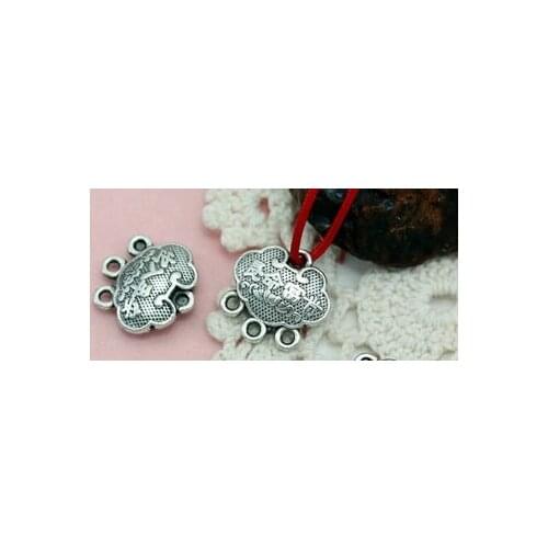 13.5mm 10pcs/lot Tibetan Silver Long life lock pendant Handmade Decorative Metal DIY Jewelry Alloy accessories df3s