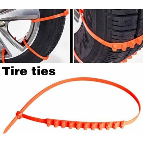 2020 10PCS Automobile Anti-Skid Chain Off-Road Car Tire Truck Wheel Anti-Skid Chains Emergency Relief Nylon CSL88