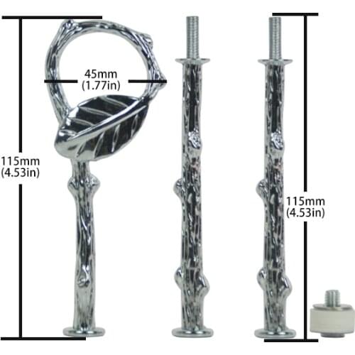 10pcs LEAF style 3tier cake stand centre cake plate fitting mix colour dessert stands handles/cupcake stand