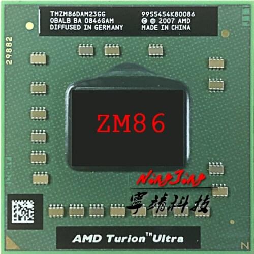 AMD Turion X2 Ultra ZM-86 ZM 86 ZM86 2.4 GHz Dual-Core Dual-Thread CPU Processor TMZM86DAM23GG Socket S1