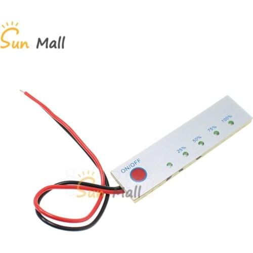 3S /4S Lithium Battery Indicator Board 12V 14.8V Power Indicator 11.1v 5 Indicator Board