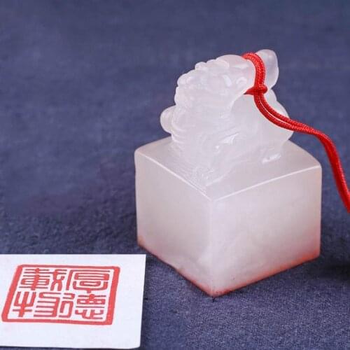 Custom Chinese Personal Seal Brave Troops Chinese Name Special Stamp Cute Student Teacher Painter Calligraphy Painting Seal