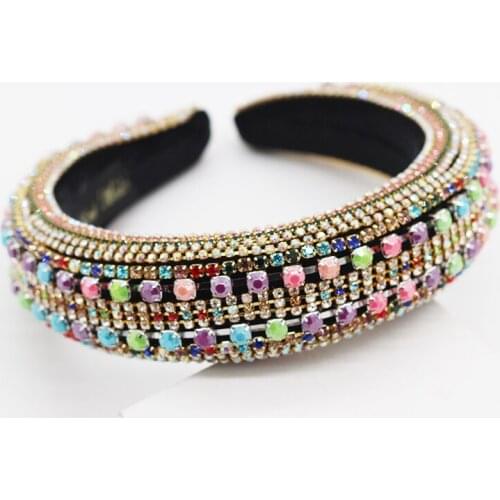 Exquisite fashion temperament rhinestone hair accessoriesAliExpress cross-border explosion of high-end headband 630
