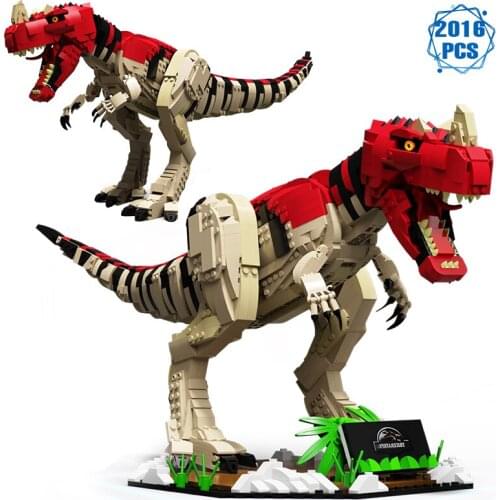 Expert Animals Series Jurassic Dinosaur Animal Park World Building Blocks Ideas Ceratosaurus Bricks Toys for Boys Birthday Gift