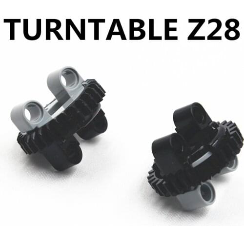 Building Blocks Bulk Technic Parts 2pcs/lot TECHNIC TURNTABLE Z28 compatible with lego for kids boys toy 4652236