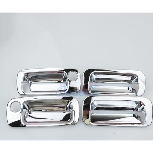 Door Handle Cover Grab Portective Panel Sticker Moulding Trims For Toyota Land Cruiser 80 Autana 4500 FJ80 1992-2008 Accessories