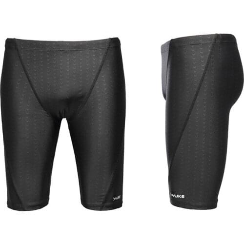 L-5XL Men Shark Skin Water Repellent Professional Competitive Swimming Trunks Swimsuit Pant Racing Briefs Surfing Swimsuit