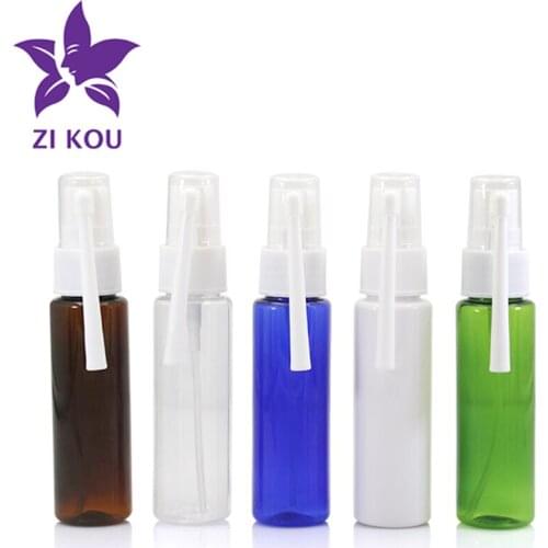 Hot-selling high-end low-cost travel Free Shipping 1pcs 30ml Cosmetics bottle round clear plastic nasal spray bottle