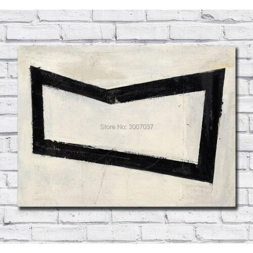 Fashion Large Size Painting Abstract Franz Kline Untitled Wall Art Picture Home Decor Living Room Modern Canvas Oil Paintings