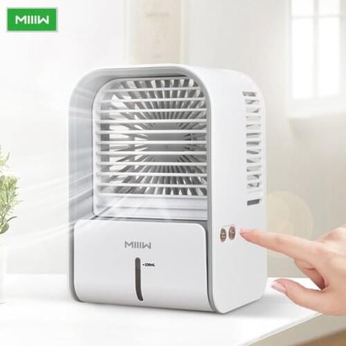 MIIIW Desktop Humidification Fan 3 Gear Wind Speed Dual-mode Humidification Nano Ice Fog 3 Seconds to Cool Down For Home Office