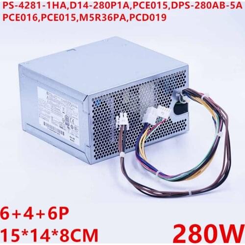New PSU For HP 600 680 800 880 G2 6Pin 280W Power Supply PS-4281-1HA D14-280P1A DPS-280AB-5 A DPS-280AB-5 B PCD019 D13-280P2A