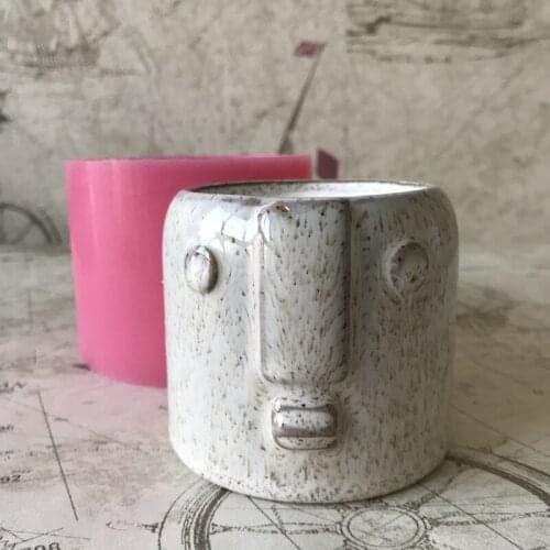 Candle Pen Holder Silicone Mold Concrete Flower Pot Resin Plaster Chocolate Cake Silicon Mold Baking Decorating Tools