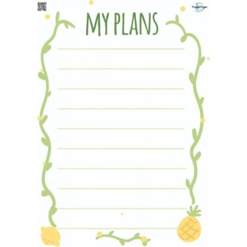Practicpaper Magnet Weekly Planner And To-do List A4 Print Holder Organized List Ballpoint Pen Metal Surface Marker Must Delete