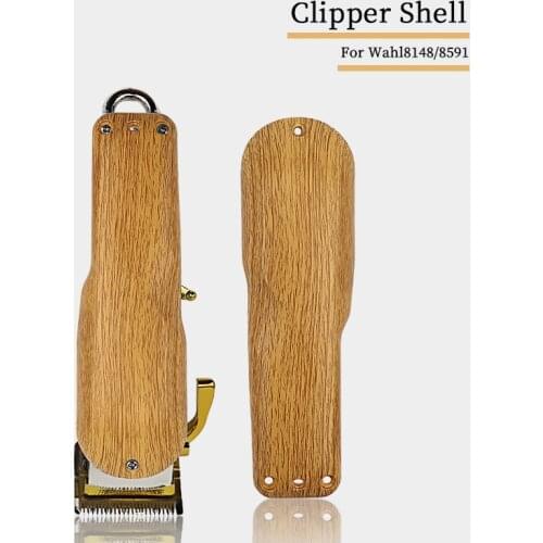 Professional Barbershop clipper shell trimmer modified upper cover gold decorative shell, for wahl 8148/8591 haircut tool