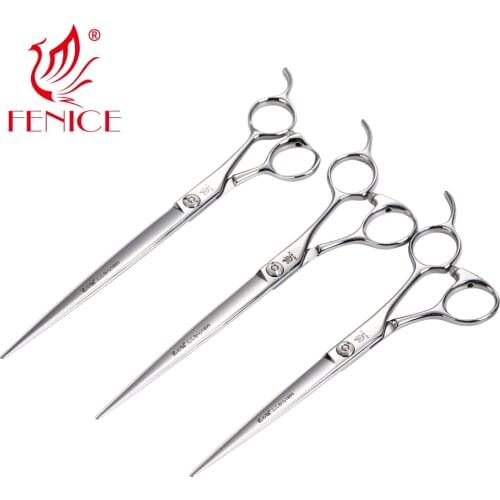 ATS 314 Alloy Steel Sharp Blade Fenice Professional Pet Grooming Straight Scissors